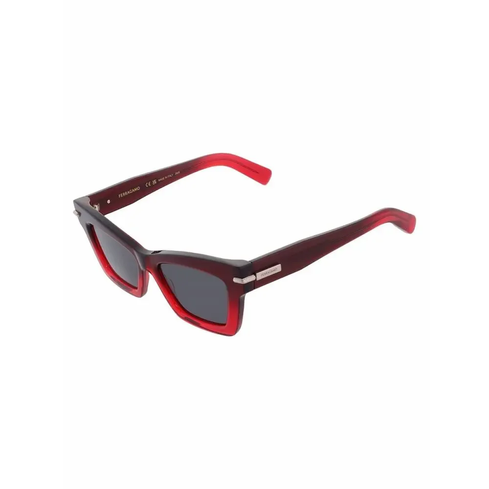 NEW!!! Salvatore Ferragamo SF2031S 615 Women’s Burgundy Square Frame Sunglasses